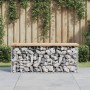 Gabionen-Design-Gartenbank aus massivem Kiefernholz, 103 x 31,5 x 42 cm von vidaXL, Gartenbänke - Ref: Foro24-834350, Preis: ...