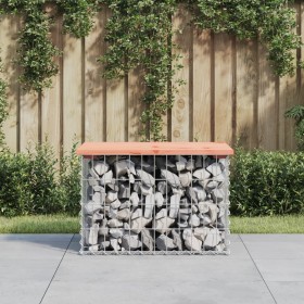 Douglasie Tannenholz Gabione Design Gartenbank 63x44x42cm von vidaXL, Gartenbänke - Ref: Foro24-834354, Preis: 60,99 €, Rabat...