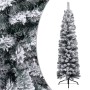 Vorbeleuchteter Weihnachtsbaum mit Lichtern und grünen Kugeln 150 cm von vidaXL, Weihnachtsbäume - Ref: Foro24-3077856, Preis...