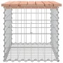 Garden bench design with gabions, made of Douglas fir wood, 63x44x42cm. by vidaXL, garden benches - Ref: Foro24-834354, Price...