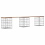 Gabion design garden bench solid pine wood 203x31x42 cm by vidaXL, garden benches - Ref: Foro24-834332, Price: 91,67 €, Disco...