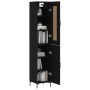 Black plywood sideboard 34.5x34x180 cm by vidaXL, Sideboards - Ref: Foro24-3200130, Price: 109,41 €, Discount: %