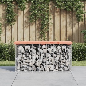 Gabionen-Design-Gartenbank aus Douglasienholz 83x31,5x42 cm von vidaXL, Gartenbänke - Ref: Foro24-834348, Preis: 53,99 €, Rab...