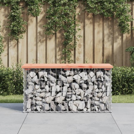 Gabionen-Design-Gartenbank aus Douglasienholz 83x31,5x42 cm von vidaXL, Gartenbänke - Ref: Foro24-834348, Preis: 53,68 €, Rab...