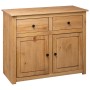 Panama style solid pine wood sideboard 93x40x80 cm by vidaXL, Sideboards - Ref: Foro24-282697, Price: 189,74 €, Discount: %