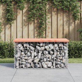 Gabionen-Design-Gartenbank aus Douglasienholz 83x44x42 cm von vidaXL, Gartenbänke - Ref: Foro24-834357, Preis: 69,67 €, Rabat...