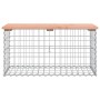 Gabion design garden bench Douglas fir wood 83x44x42 cm by vidaXL, garden benches - Ref: Foro24-834357, Price: 70,33 €, Disco...