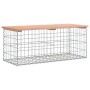 Gabion design garden bench Douglas fir wood 103x44x42 cm by vidaXL, garden benches - Ref: Foro24-834360, Price: 107,06 €, Dis...