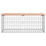 Gabion design garden bench Douglas fir wood 103x44x42 cm by vidaXL, garden benches - Ref: Foro24-834360, Price: 107,06 €, Dis...