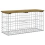 Gartenbank Design Gabion imprägniertes Kiefernholz 83x31,5x42 cm von vidaXL, Gartenbänke - Ref: Foro24-834349, Preis: 60,03 €...