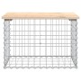 Gabion design garden bench solid pine wood 63x44x42 cm by vidaXL, garden benches - Ref: Foro24-834353, Price: 38,47 €, Discou...