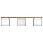 Gabion design garden bench impregnated pine wood 203x44x42cm by vidaXL, garden benches - Ref: Foro24-834343, Price: 82,87 €, ...