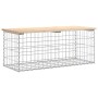 Gabion design garden bench solid pine wood 103x44x42 cm by vidaXL, garden benches - Ref: Foro24-834359, Price: 104,29 €, Disc...