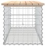 Gabion design garden bench solid pine wood 103x44x42 cm by vidaXL, garden benches - Ref: Foro24-834359, Price: 104,29 €, Disc...