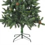 Artificial Christmas tree illuminated with lights and pine cones 210 cm by vidaXL, Christmas trees - Ref: Foro24-3077745, Pri...