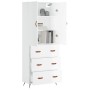 Tall white plywood sideboard 69.5x34x180 cm by vidaXL, Sideboards - Ref: Foro24-3195819, Price: 176,62 €, Discount: %