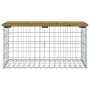 Gabion design garden bench impregnated pine wood 83x44x42 cm by vidaXL, garden benches - Ref: Foro24-834358, Price: 74,68 €, ...