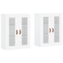 Armarios de pared 2 uds madera de ingeniería blanco de vidaXL, Aparadores - Ref: Foro24-3197913, Precio: 161,99 €, Descuento: %