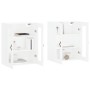 Armarios de pared 2 uds madera de ingeniería blanco de vidaXL, Aparadores - Ref: Foro24-3197913, Precio: 161,99 €, Descuento: %