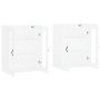 Armarios de pared 2 uds madera de ingeniería blanco de vidaXL, Aparadores - Ref: Foro24-3197913, Precio: 161,99 €, Descuento: %