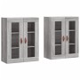 Armarios de pared 2 uds madera de ingeniería gris Sonoma de vidaXL, Aparadores - Ref: Foro24-3197919, Precio: 166,24 €, Descu...