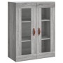 Wandschränke 2 Stk. Sonomagraues Holzwerkstoff von vidaXL, Sideboards - Ref: Foro24-3197919, Preis: 166,04 €, Rabatt: %