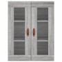 Armarios de pared 2 uds madera de ingeniería gris Sonoma de vidaXL, Aparadores - Ref: Foro24-3197919, Precio: 166,24 €, Descu...