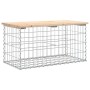 Gartenbank Design Gabion massives Kiefernholz 83x44x42 cm von vidaXL, Gartenbänke - Ref: Foro24-834356, Preis: 72,18 €, Rabat...