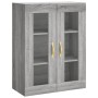 Wandschränke 2 Stk. Sonomagraues Holzwerkstoff von vidaXL, Sideboards - Ref: Foro24-3197927, Preis: 173,94 €, Rabatt: %