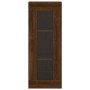 Aparador alto madera contrachapada roble marrón 34,5x34x180 cm de vidaXL, Aparadores - Ref: Foro24-3199240, Precio: 118,99 €,...