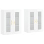 Wall cabinets 2 pcs glossy white engineered wood by vidaXL, Sideboards - Ref: Foro24-3197923, Price: 221,58 €, Discount: %