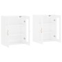 Armarios de pared 2 uds madera de ingeniería blanco brillante de vidaXL, Aparadores - Ref: Foro24-3197923, Precio: 221,28 €, ...