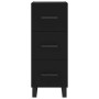 Aparador de madera contrachapada negro 34,5x34x180 cm de vidaXL, Aparadores - Ref: Foro24-3199258, Precio: 131,99 €, Descuent...