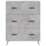 Concrete gray plywood tall sideboard 69.5x34x180 cm by vidaXL, Sideboards - Ref: Foro24-3195823, Price: 178,28 €, Discount: %