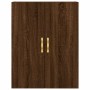 Aparador alto madera contrachapada marrón roble 69,5x34x180 cm de vidaXL, Aparadores - Ref: Foro24-3195834, Precio: 159,22 €,...