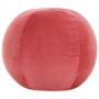 Puf de terciopelo de algodón rosa 50x35 cm de vidaXL, Otomanas - Ref: Foro24-284041, Precio: 53,00 €, Descuento: %