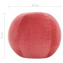 Puf de terciopelo de algodón rosa 50x35 cm de vidaXL, Otomanas - Ref: Foro24-284041, Precio: 53,00 €, Descuento: %