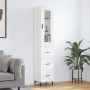 Aparador alto madera contrachapada blanco 34,5x34x180 cm de vidaXL, Aparadores - Ref: Foro24-3199249, Precio: 114,76 €, Descu...