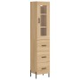 Oak Sonoma plywood sideboard 34.5x34x180 cm by vidaXL, Sideboards - Ref: Foro24-3199244, Price: 119,99 €, Discount: %