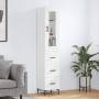 Tall white plywood highboard 34.5x34x180 cm by vidaXL, Sideboards - Ref: Foro24-3199233, Price: 118,35 €, Discount: %