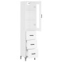 Tall white plywood highboard 34.5x34x180 cm by vidaXL, Sideboards - Ref: Foro24-3199233, Price: 118,99 €, Discount: %