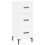 Tall white plywood highboard 34.5x34x180 cm by vidaXL, Sideboards - Ref: Foro24-3199233, Price: 118,99 €, Discount: %