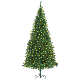 Artificial Christmas tree with green LED lights 300 cm by vidaXL, Christmas trees - Ref: Foro24-3077735, Price: 168,42 €, Dis...