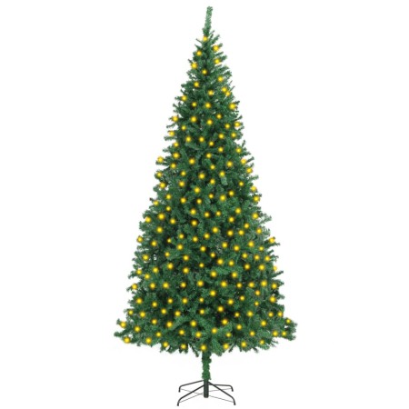 Árbol de Navidad artificial con luces LED verde 300 cm de vidaXL, Arboles de navidad - Ref: Foro24-3077735, Precio: 168,42 €,...