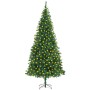 Árbol de Navidad artificial con luces LED verde 300 cm de vidaXL, Arboles de navidad - Ref: Foro24-3077735, Precio: 168,42 €,...