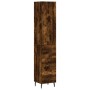 Smoked oak plywood sideboard 34.5x34x180 cm by vidaXL, Sideboards - Ref: Foro24-3198870, Price: 115,23 €, Discount: %