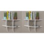 Wall shelves 2 units white by vidaXL, Shelves and shelves - Ref: Foro24-275992, Price: 68,22 €, Discount: %