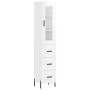 High glossy white plywood sideboard 34.5x34x180 cm by vidaXL, Sideboards - Ref: Foro24-3199243, Price: 131,64 €, Discount: %