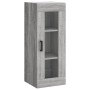 Aparador alto madera contrachapada gris Sonoma 34,5x34x180 cm de vidaXL, Aparadores - Ref: Foro24-3199303, Precio: 113,34 €, ...