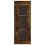 Aparador de madera contrachapada roble ahumado 34,5x34x180 cm de vidaXL, Aparadores - Ref: Foro24-3199262, Precio: 124,74 €, ...